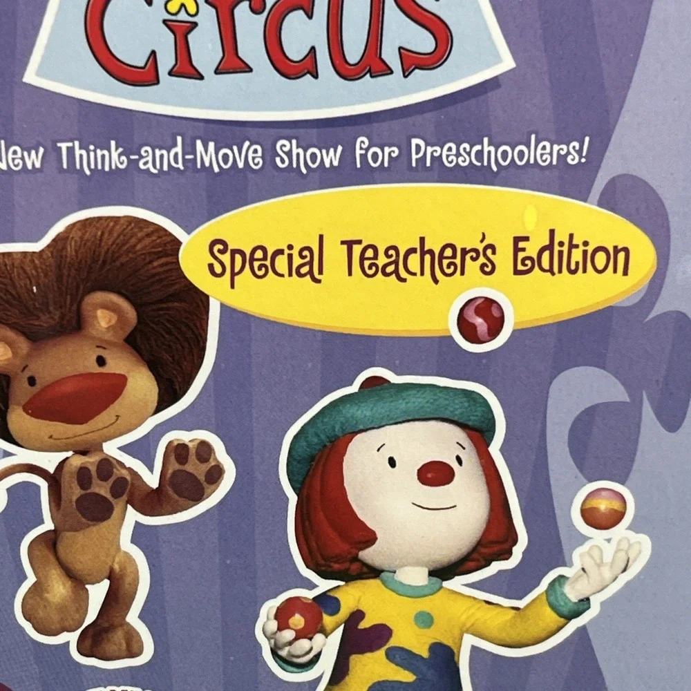 JoJo's Circus Twist & Turn Imagine & Learn‎ Special Teachers Ed VHS Tape New